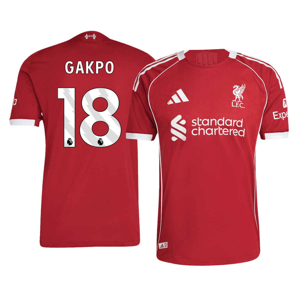 Liverpool Heimtrikot 2025/26 Spieler-Version GAKPO #18