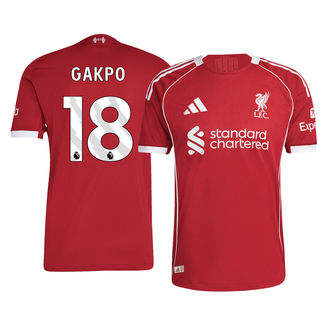Liverpool Heimtrikot 2025/26 Spieler-Version GAKPO #18