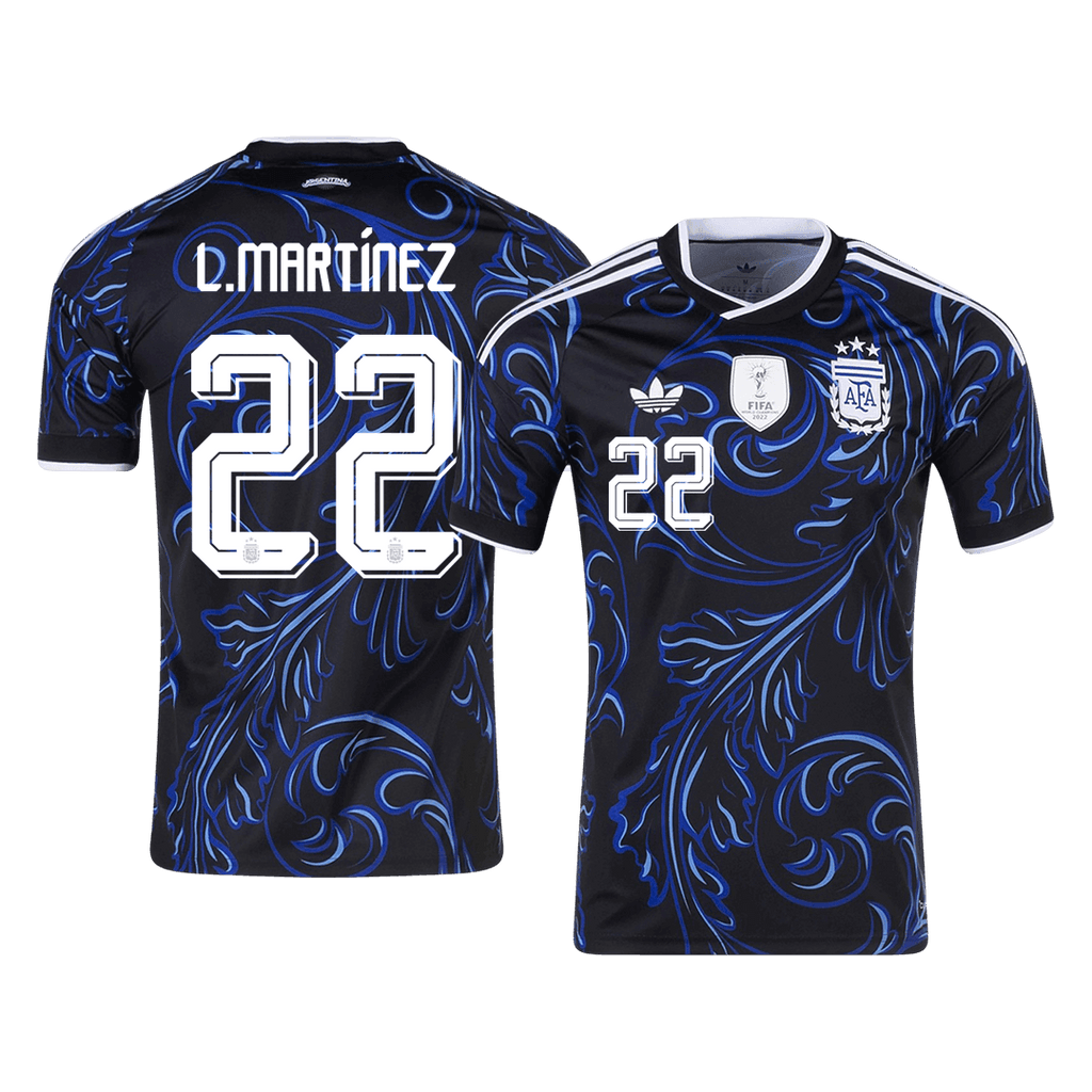Argentinien Auswärtstrikot 2026 Fan-Version L. MARTÍNEZ #22