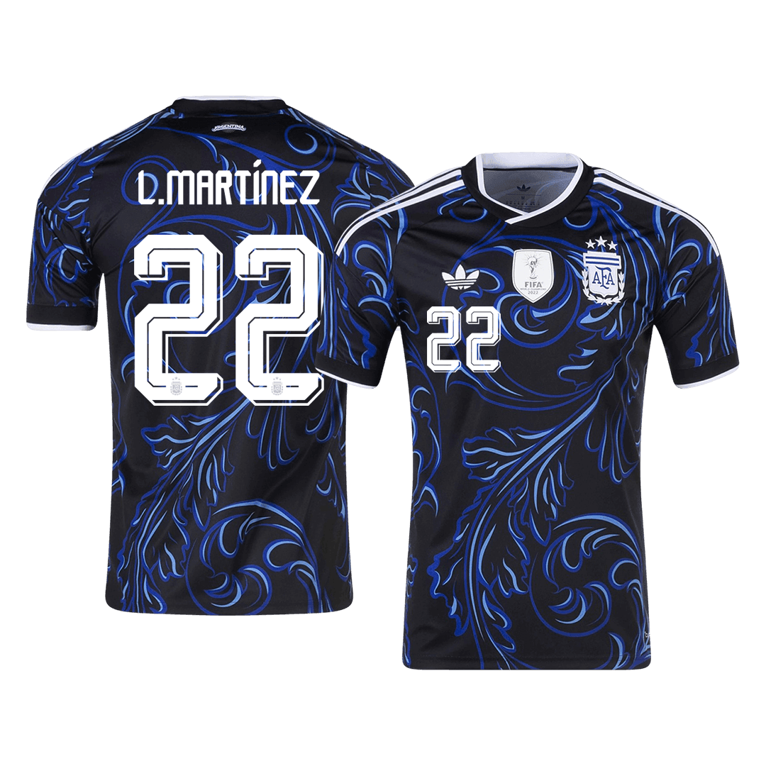 Argentinien Auswärtstrikot 2026 Fan-Version L. MARTÍNEZ #22