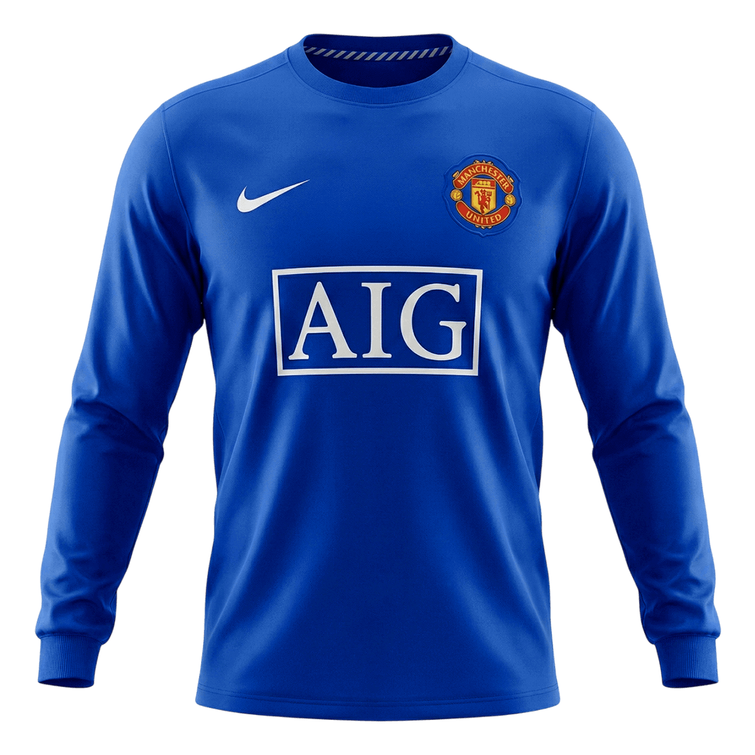 Manchester United Retro Ausweichtrikot Langarm 2008/09