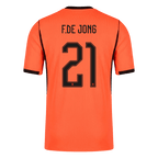 Netherlands Heimtrikot 2026 Spieler-Version F.DE JONG #21