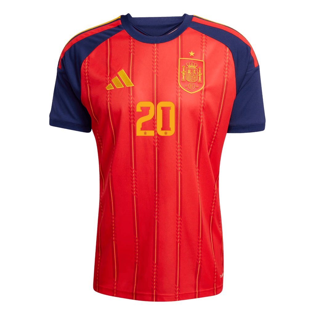 Spain Heimtrikot 2026 Fan-Version PEDRI #20