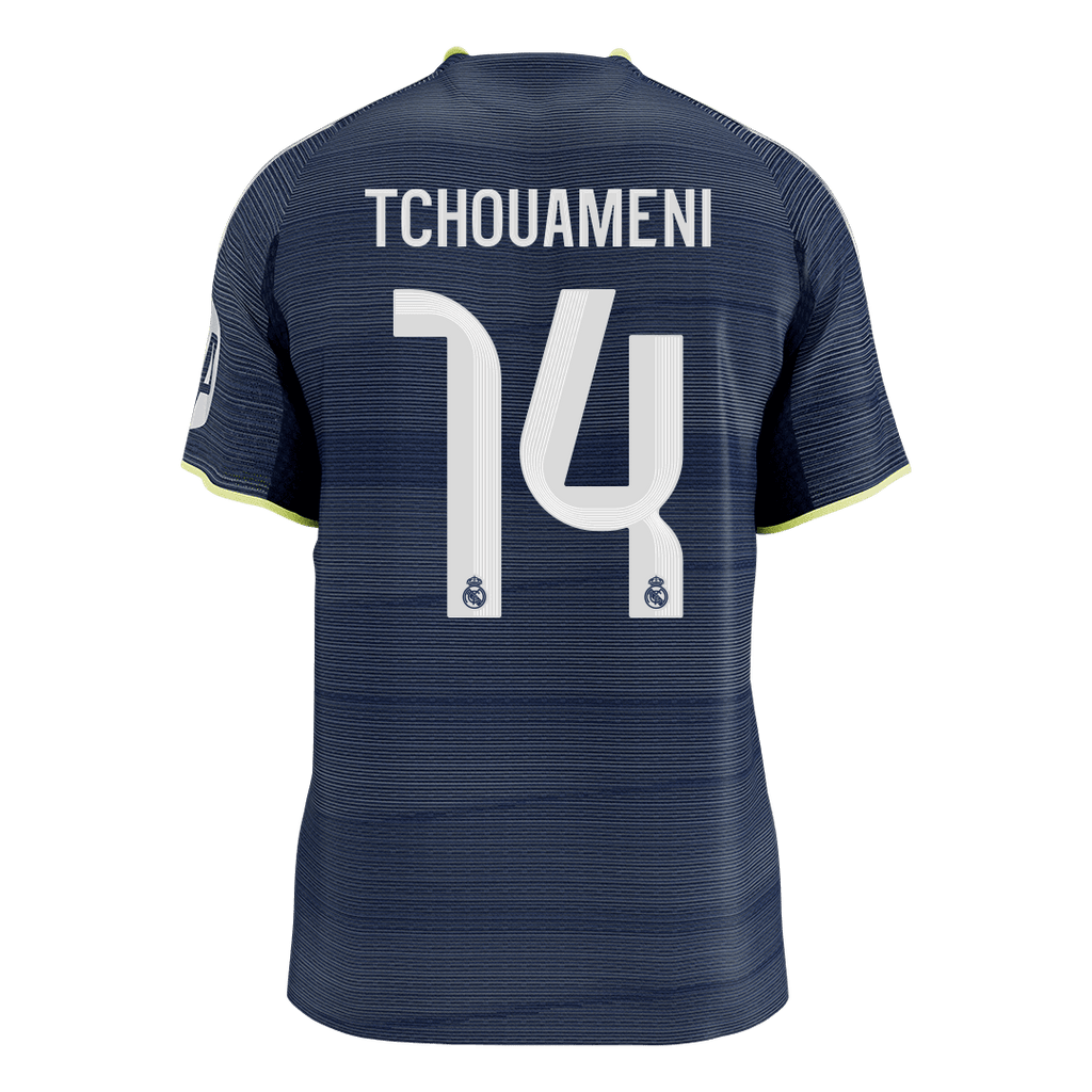 Real Madrid Auswärtstrikot 2025/26 Spieler-Version TCHOUAMENI #14