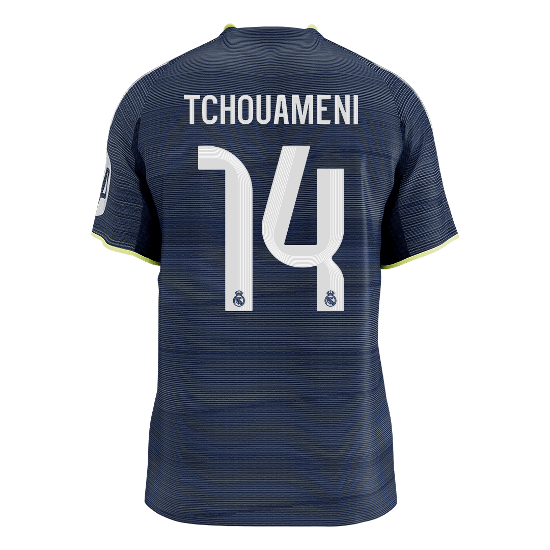 Real Madrid Auswärtstrikot 2025/26 Spieler-Version TCHOUAMENI #14