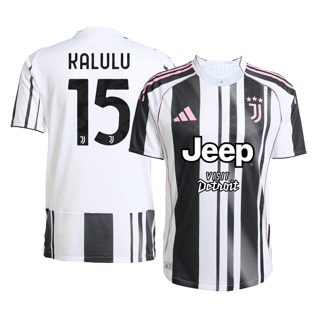 Juventus Heimtrikot 2025/26 Spieler-Version KALULU #15