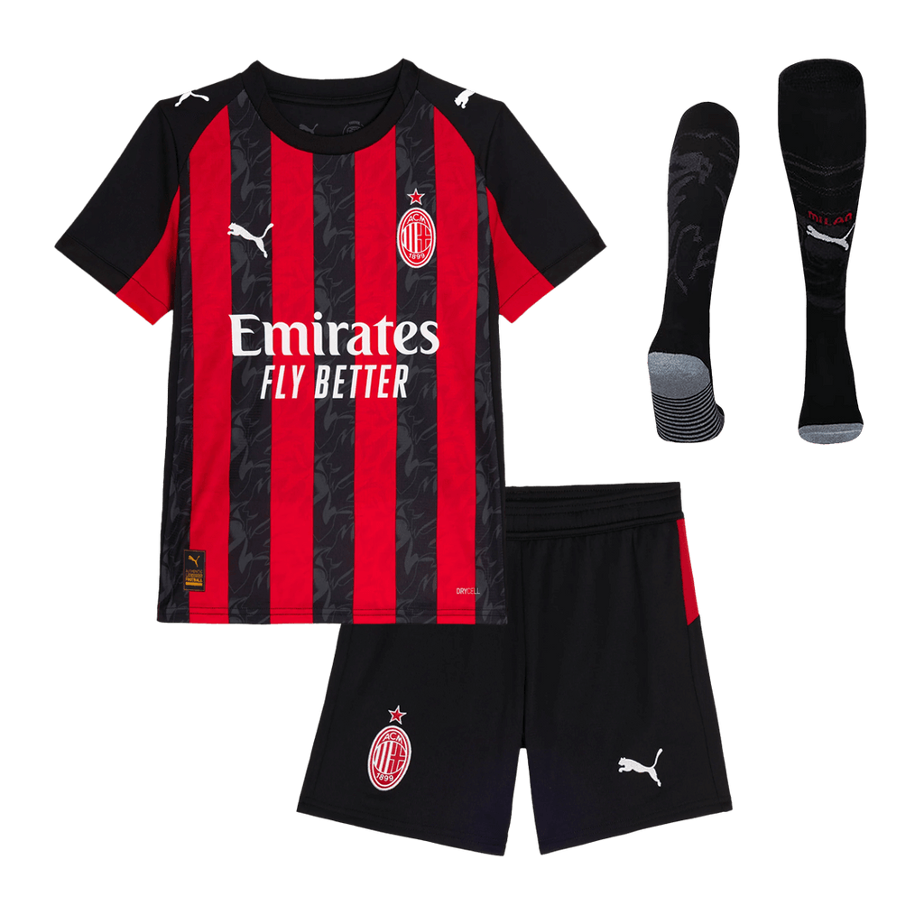 AC Milan Kinder Heimtrikot 3-teilig Set 2025/26