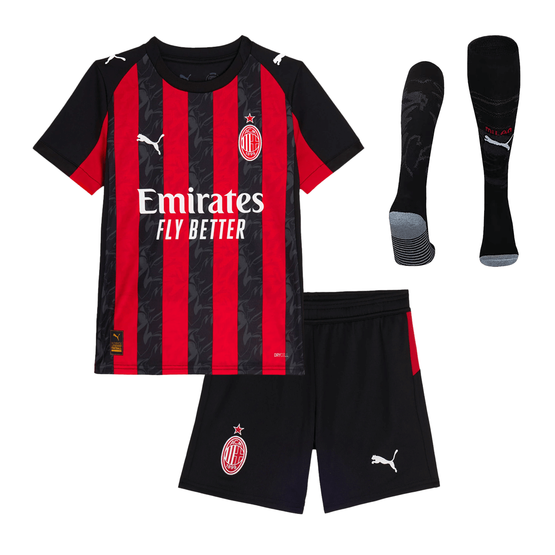 AC Milan Kinder Heimtrikot 3-teilig Set 2025/26