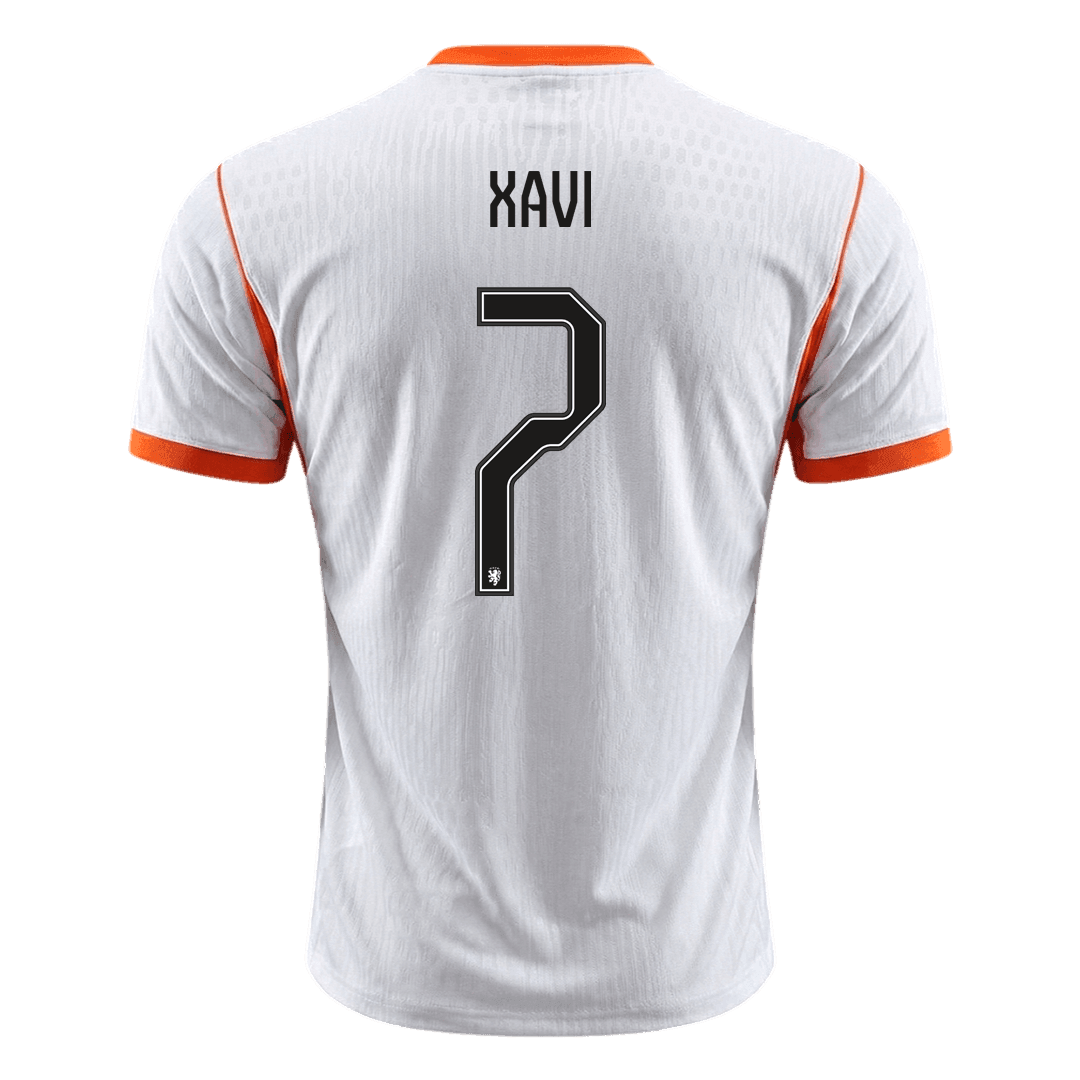 Netherlands Auswärtstrikot 2026 Spieler-Version XAVI #7