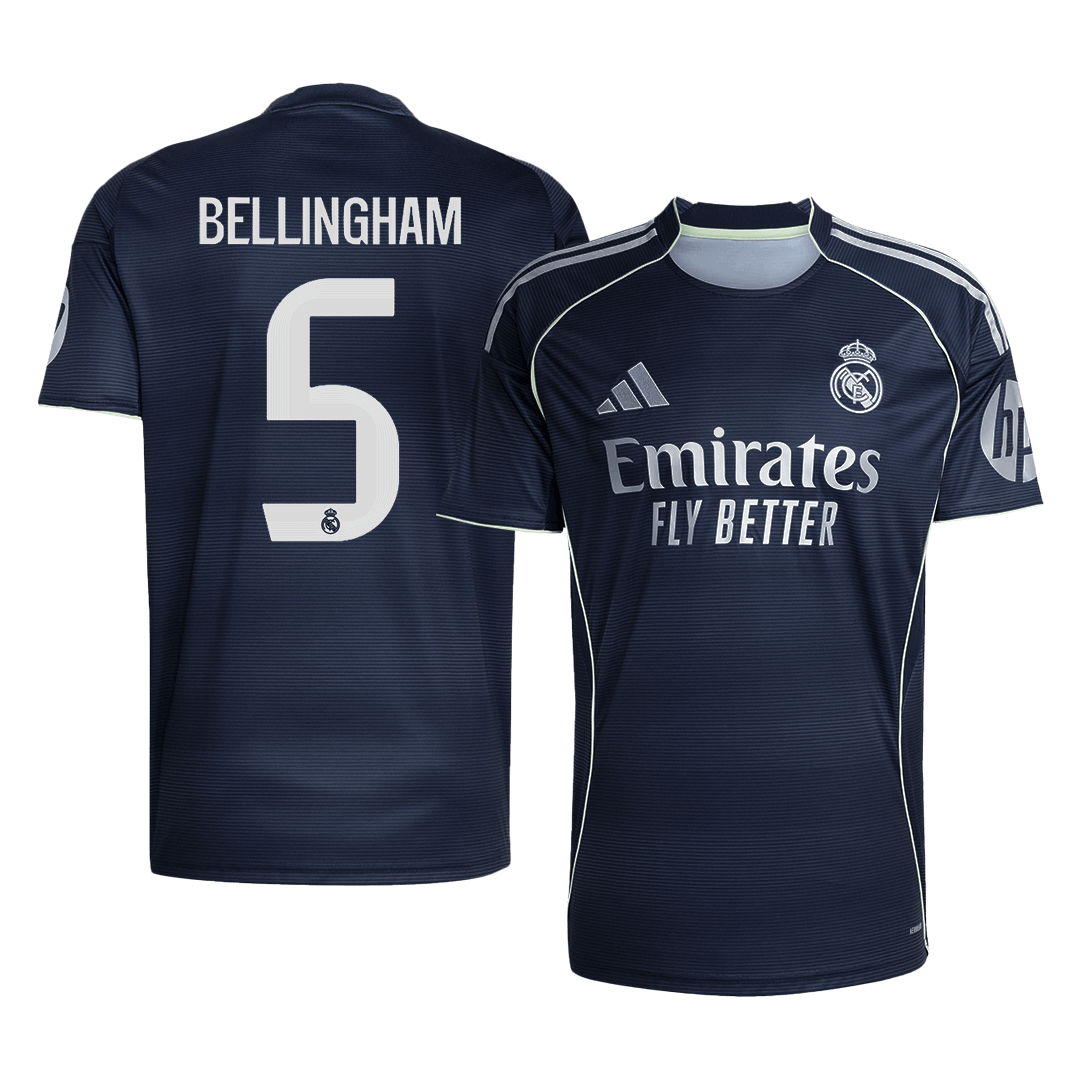 Real Madrid Auswärtstrikot 2025/26 Fan-Version BELLINGHAM #5