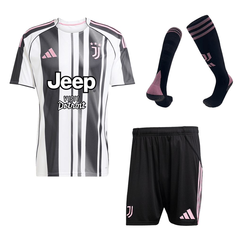 Juventus Herren Heimtrikot Fan Version 3-teilig 2025/26