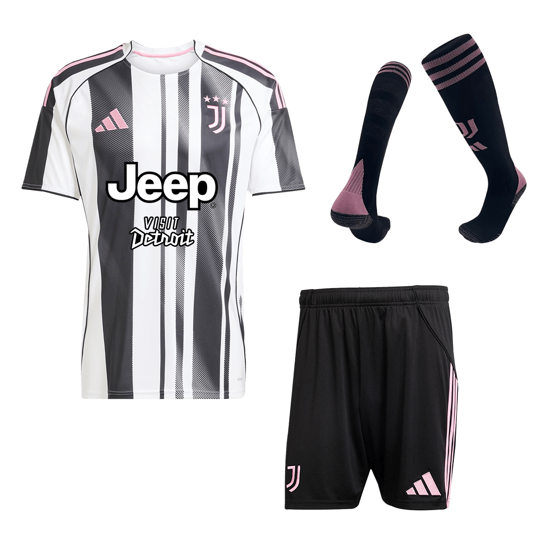 Juventus Herren Heimtrikot Fan Version 3-teilig 2025/26