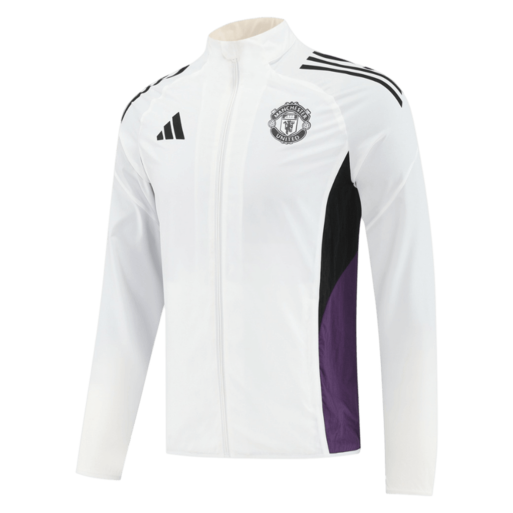 Manchester United Windjacke 2025/26 Weiß