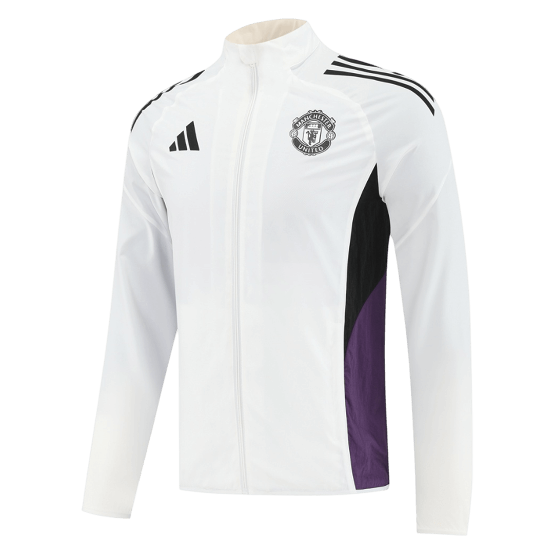 Manchester United Windjacke 2025/26 Weiß