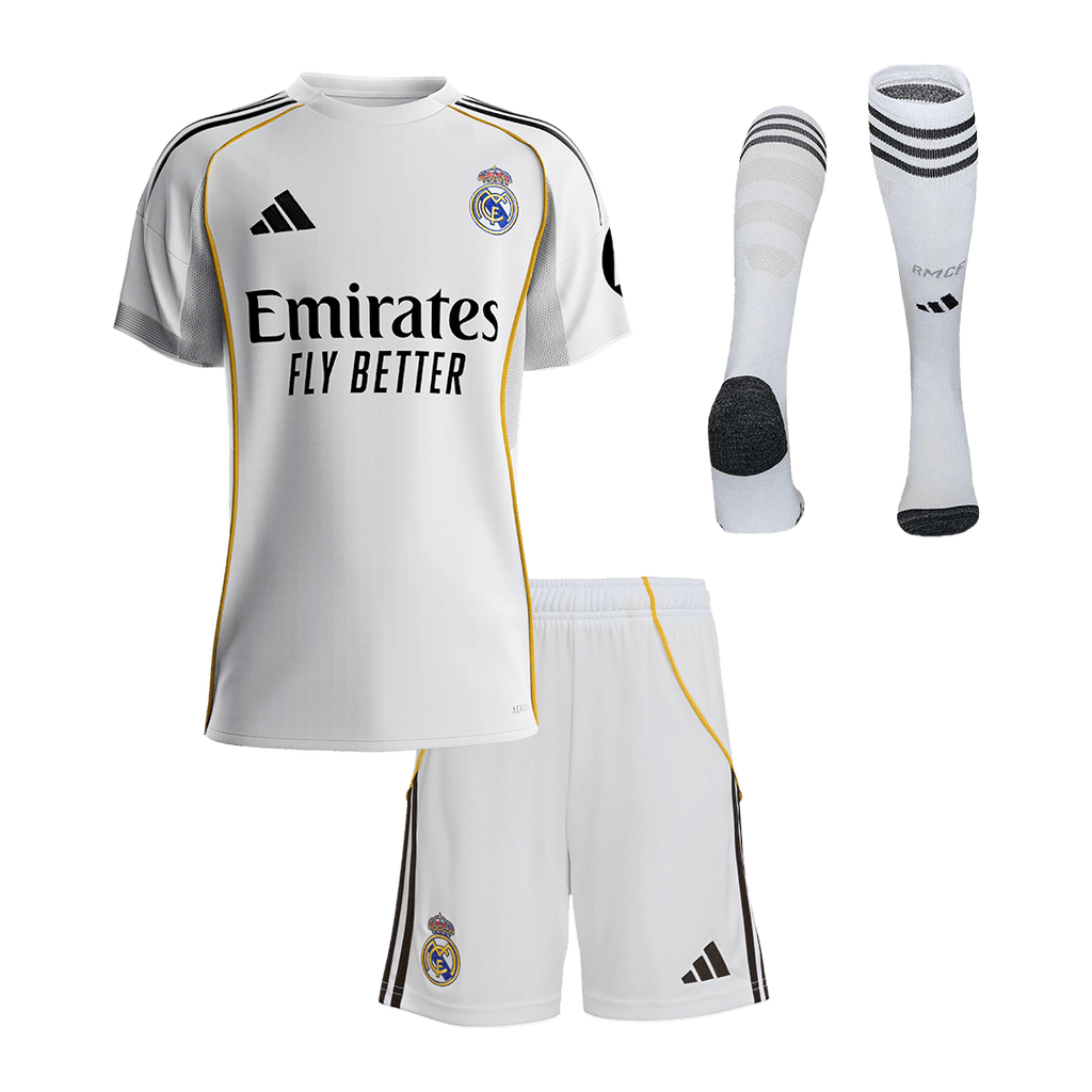 Real Madrid Kinder Heimtrikot 3-teilig Set 2025/26