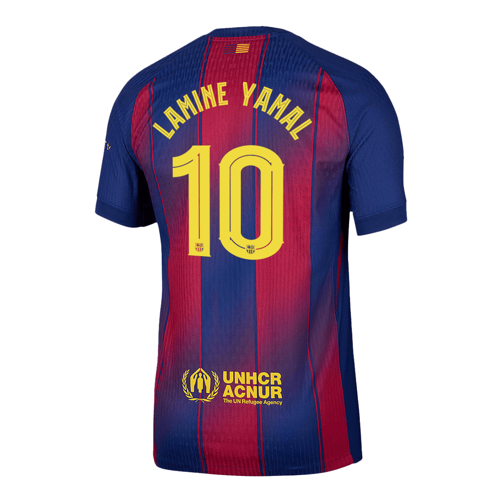 Barcelona Heimtrikot 2025/26 Spieler-Version LAMINE YAMAL #10 UCL