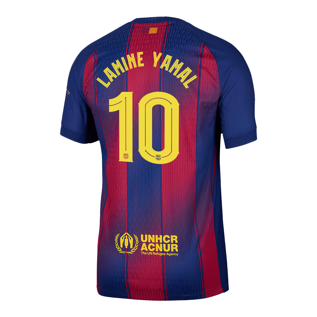Barcelona Heimtrikot 2025/26 Spieler-Version LAMINE YAMAL #10 UCL