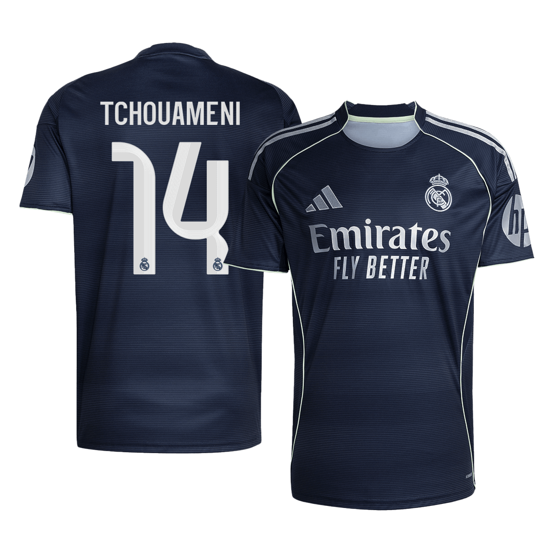 Real Madrid Auswärtstrikot 2025/26 Fan-Version TCHOUAMENI #14