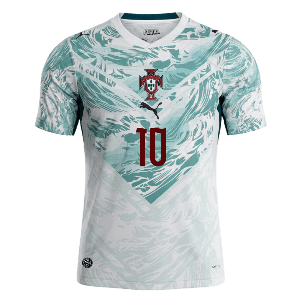 Portugal Auswärtstrikot 2026 Fan-Version BERNARDO #10