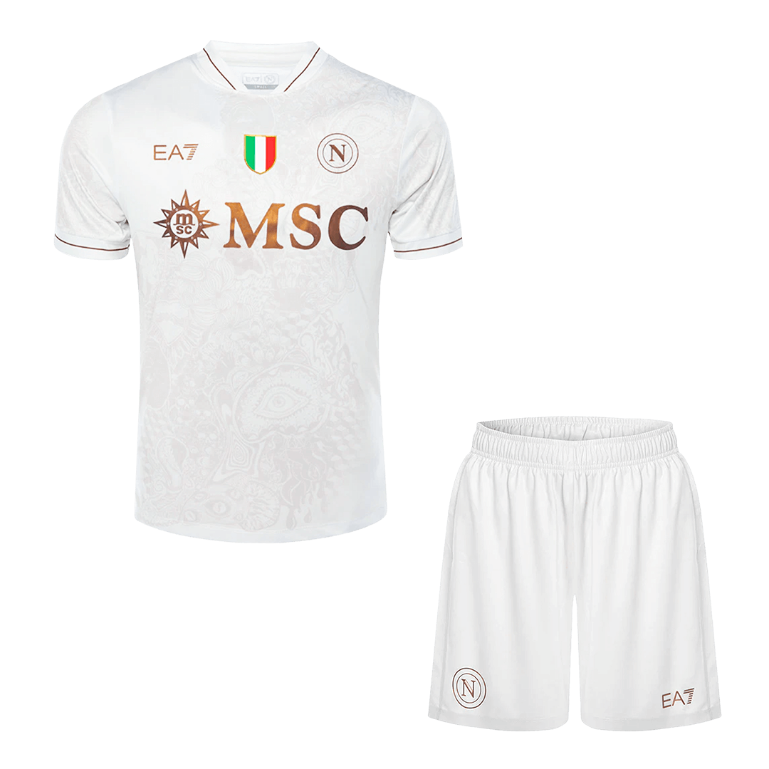 Napoli Herren Auswärtstrikot Fan Version 2-teilig 2025/26