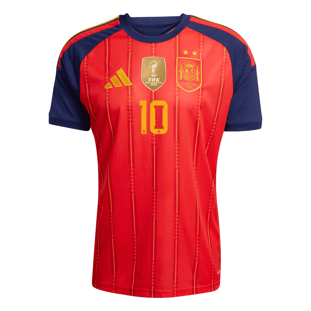 Spain Heimtrikot 2026 Fan-Version OLMO #10