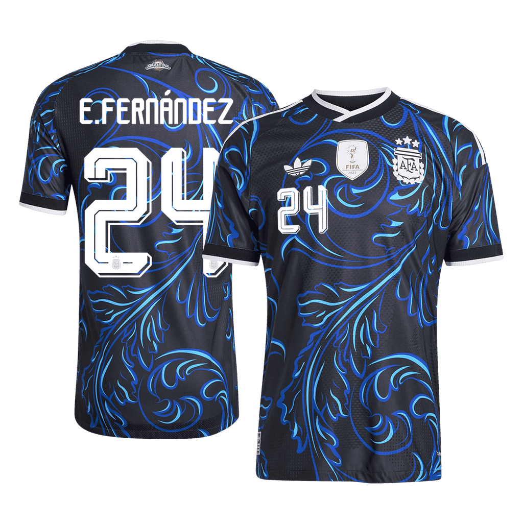 Argentinien Auswärtstrikot 2026 Spieler-Version E. FERNÁNDEZ #24