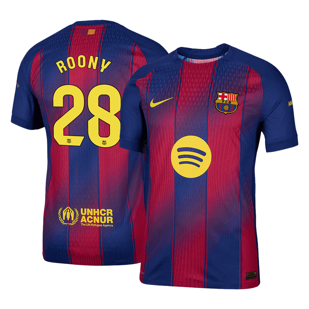Barcelona Heimtrikot 2025/26 Spieler-Version ROONY #28