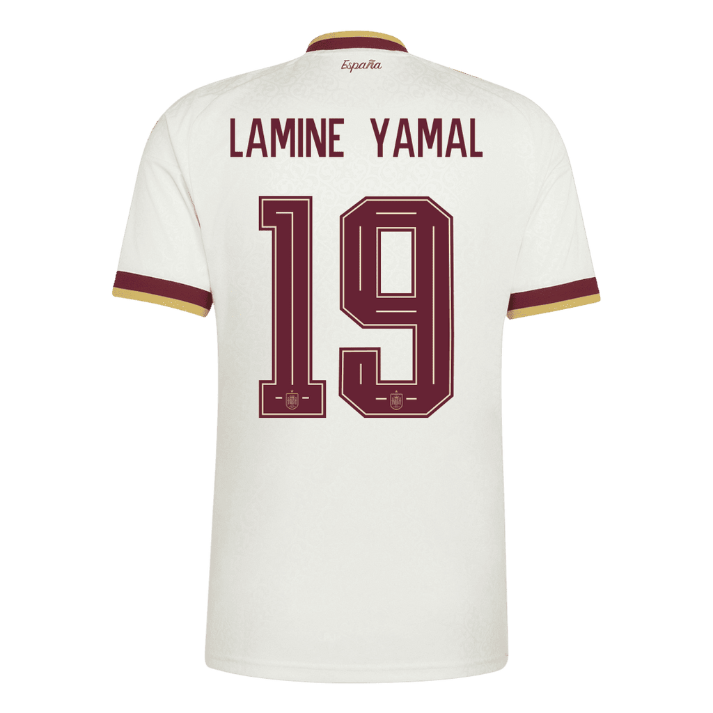 Spain Auswärtstrikot 2026 Fan-Version LAMINE YAMAL #19