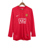 Manchester United Retro Heimtrikot Langarm 2007/08