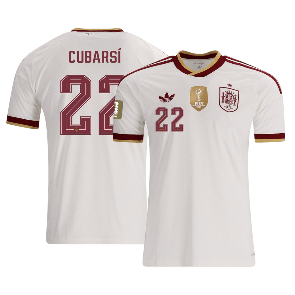 Spain Auswärtstrikot 2026 Fan-Version CUBARSÍ #22