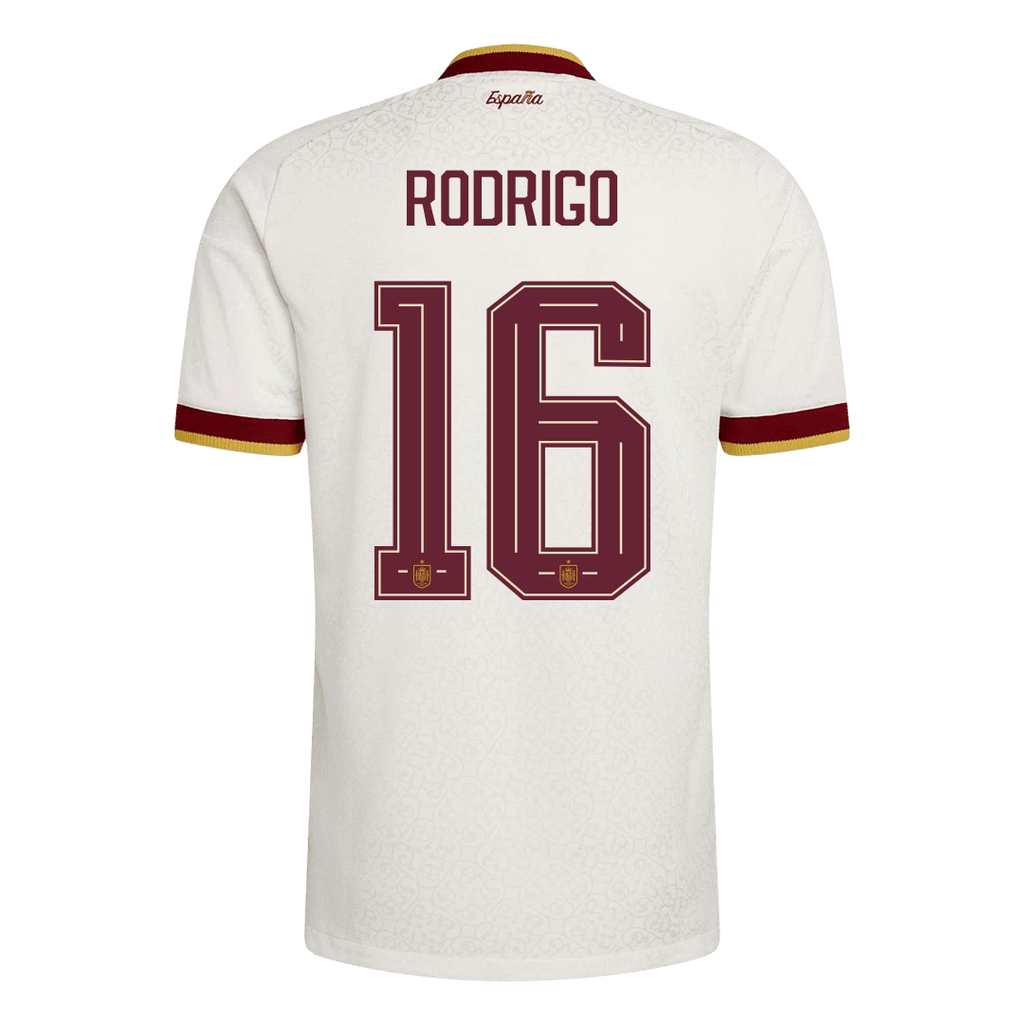 Spain Auswärtstrikot 2026 Spieler-Version RODRIGO #16