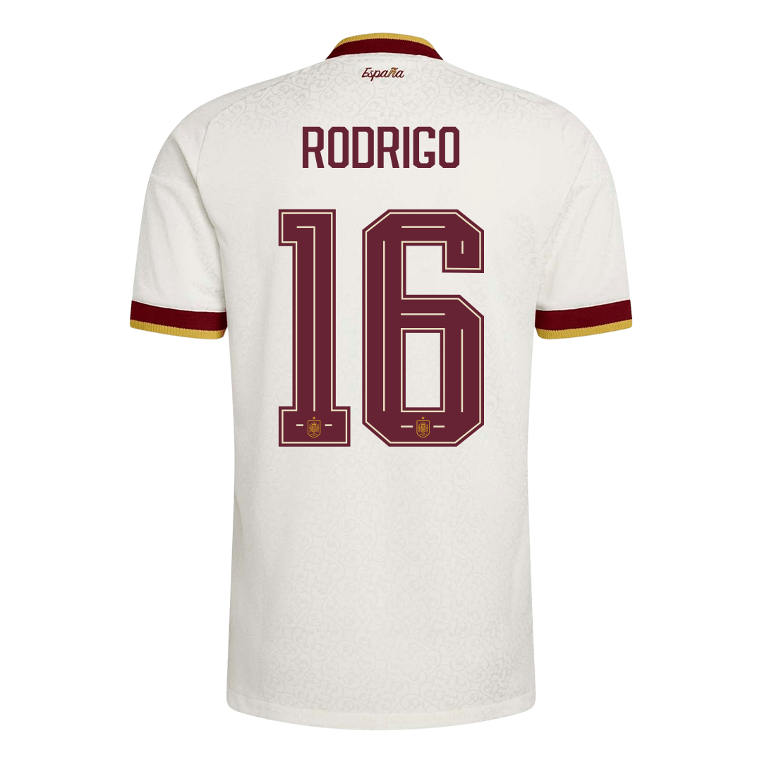 Spain Auswärtstrikot 2026 Spieler-Version RODRIGO #16