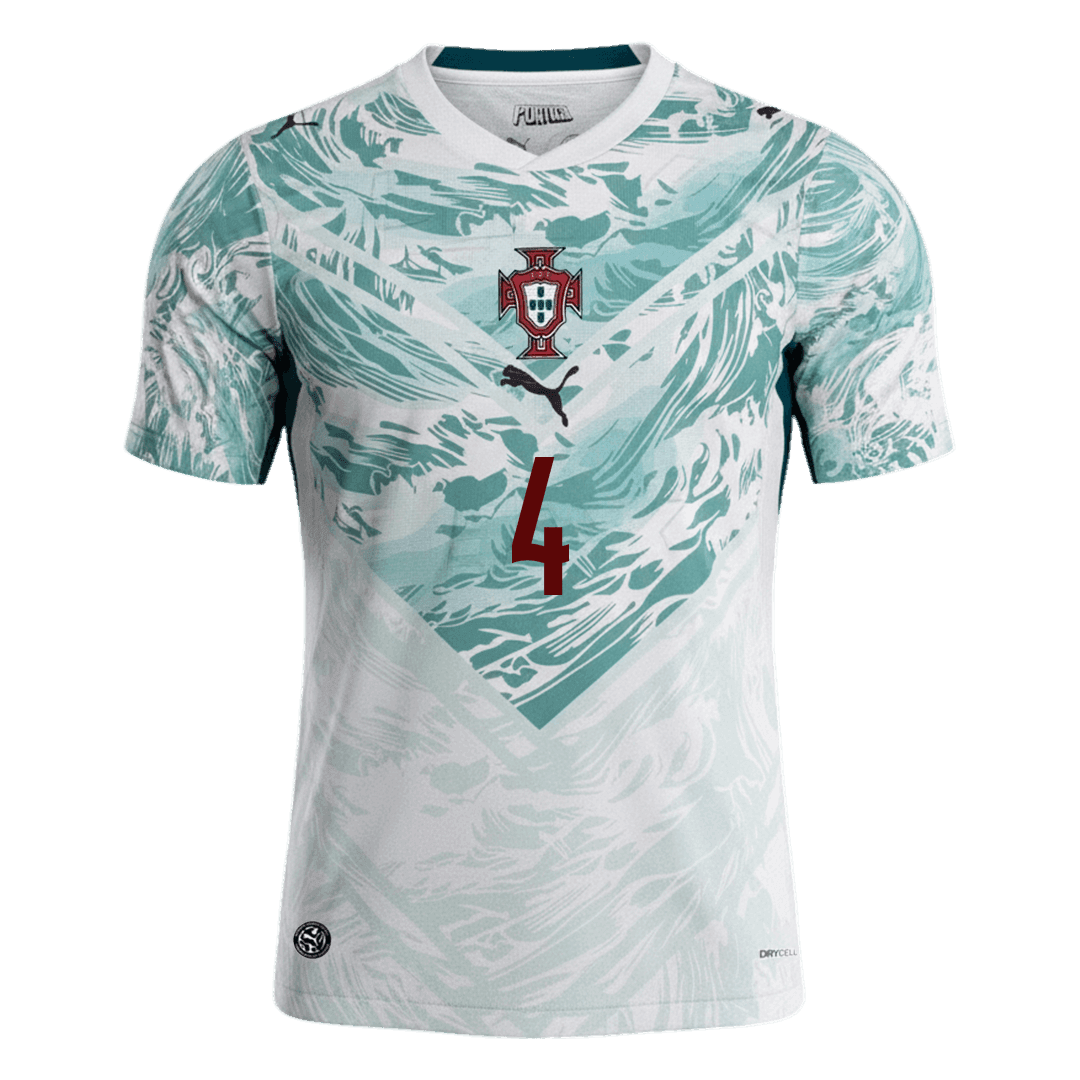 Portugal Auswärtstrikot 2026 Fan-Version RÚBEN DIAS #4
