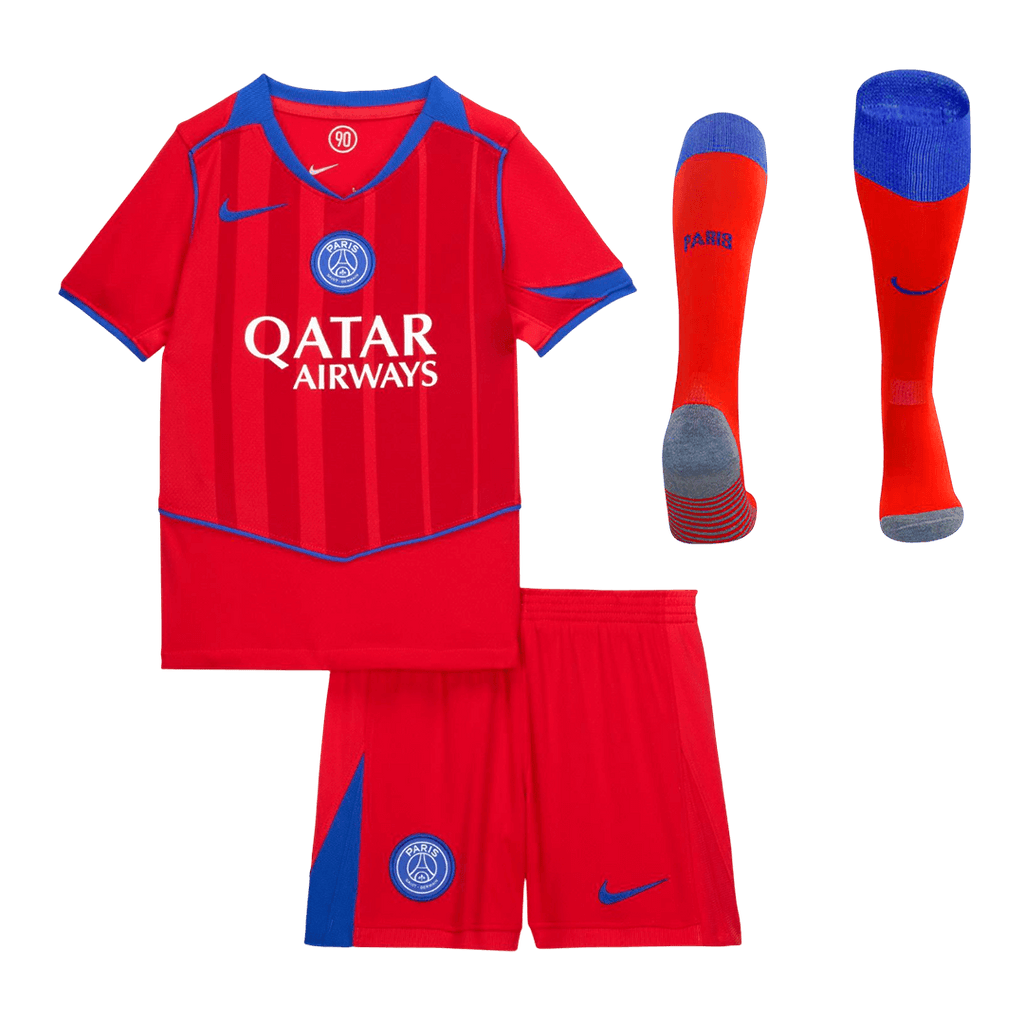 PSG Kinder Ausweichtrikot 3-teilig Set 2025/26