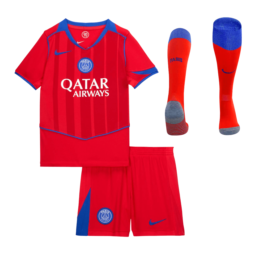 PSG Kinder Ausweichtrikot 3-teilig Set 2025/26
