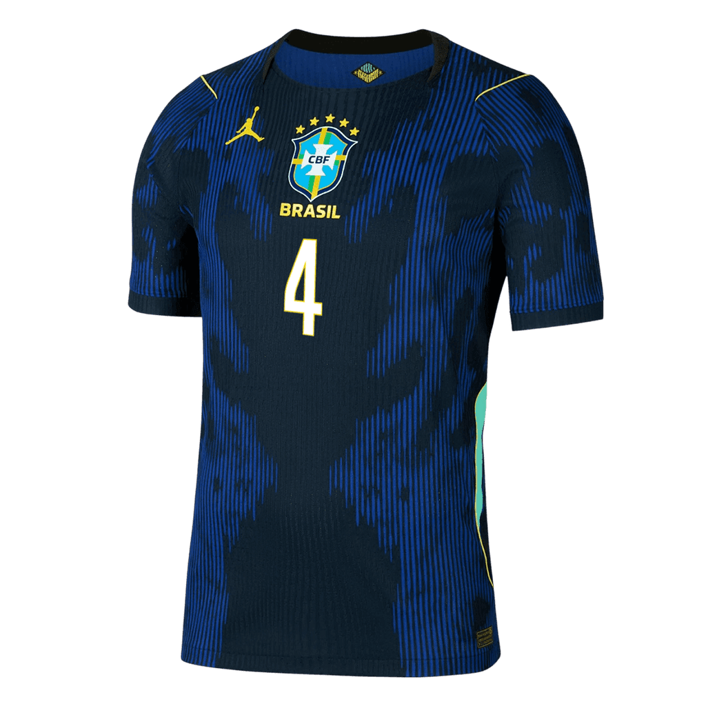 Brazil Auswärtstrikot 2026 Spieler-Version MARQUINHOS #4