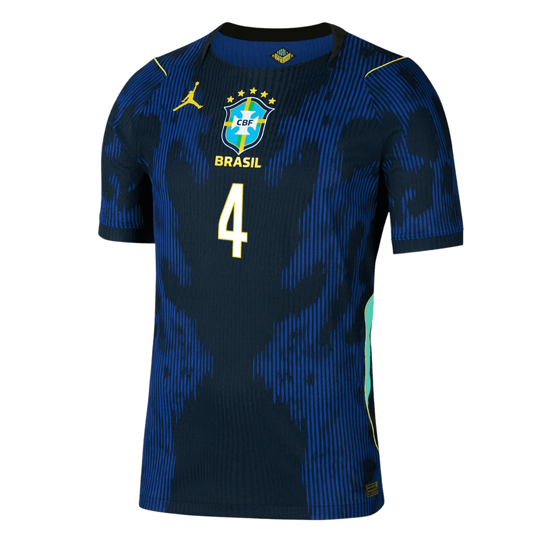 Brazil Auswärtstrikot 2026 Spieler-Version MARQUINHOS #4