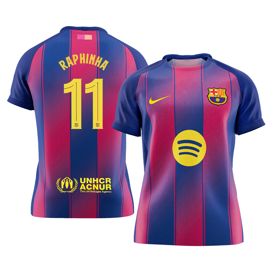 Barcelona Heimtrikot 2025/26 Fan-Version RAPHINHA #11 UCL