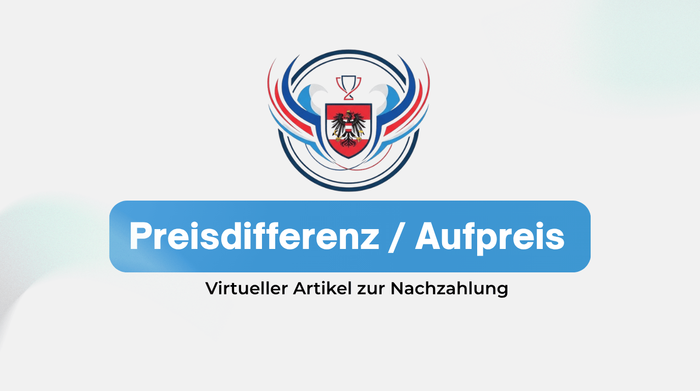 Preisdifferenz / Aufpreis