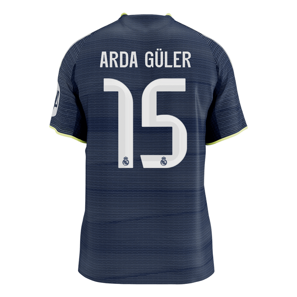 Real Madrid Auswärtstrikot 2025/26 Spieler-Version ARDA GÜLER #15