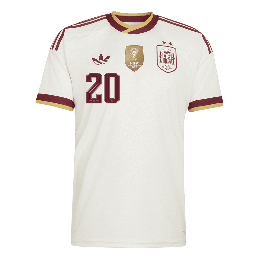 Spain Auswärtstrikot 2026 Fan-Version PEDRI #20