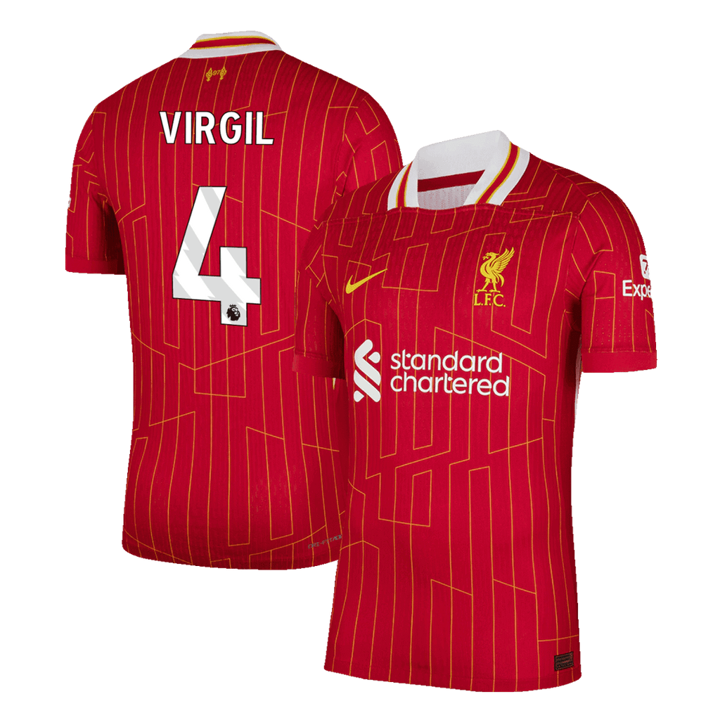 Liverpool Heimtrikot 2024/25 Spieler-Version VIRGIL #4