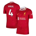 Liverpool Heimtrikot 2024/25 Spieler-Version VIRGIL #4