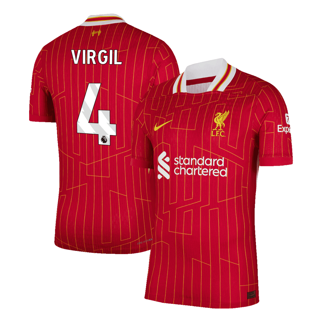Liverpool Heimtrikot 2024/25 Spieler-Version VIRGIL #4