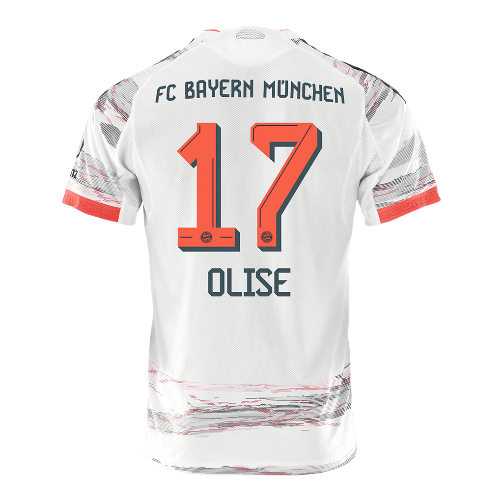 Bayern München Auswärtstrikot 2025/26 Spieler-Version OLISE #17