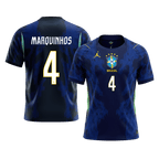 Brazil Auswärtstrikot 2026 Fan-Version MARQUINHOS #4