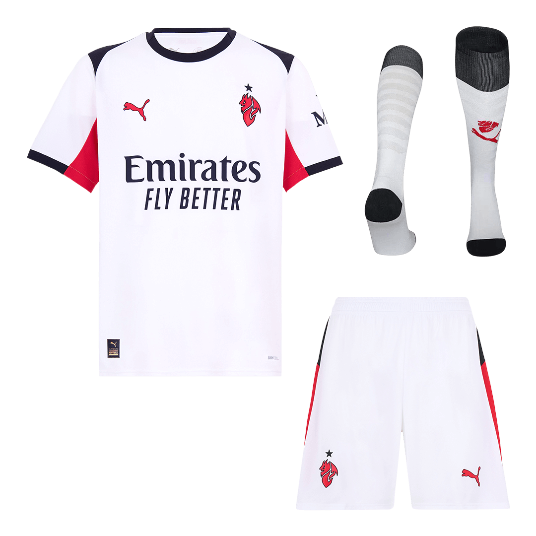 AC Milan Herren Auswärtstrikot Fan Version 3-teilig 2025/26