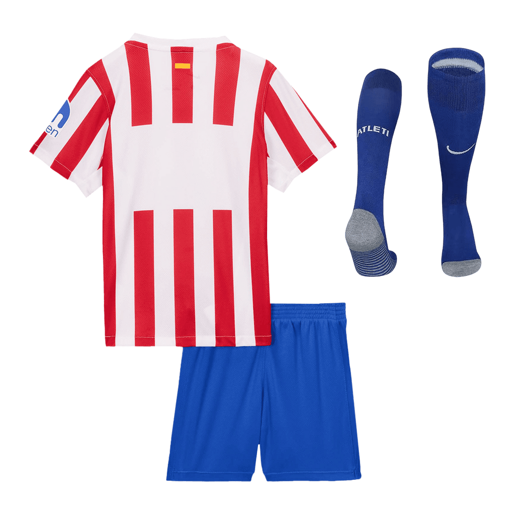 Atletico Madrid Kinder Heimtrikot 3-teilig Set 2025/26