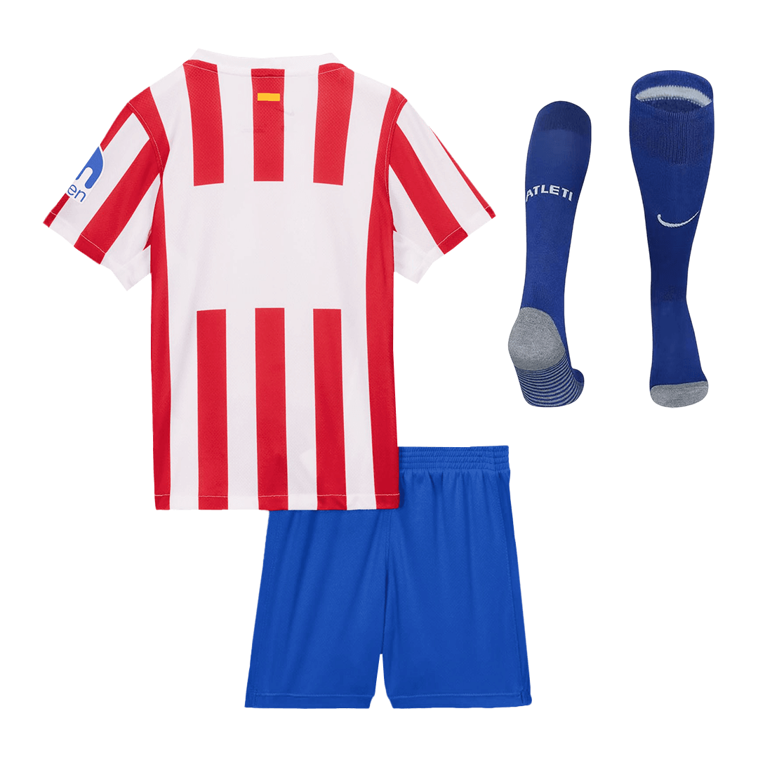 Atletico Madrid Kinder Heimtrikot 3-teilig Set 2025/26