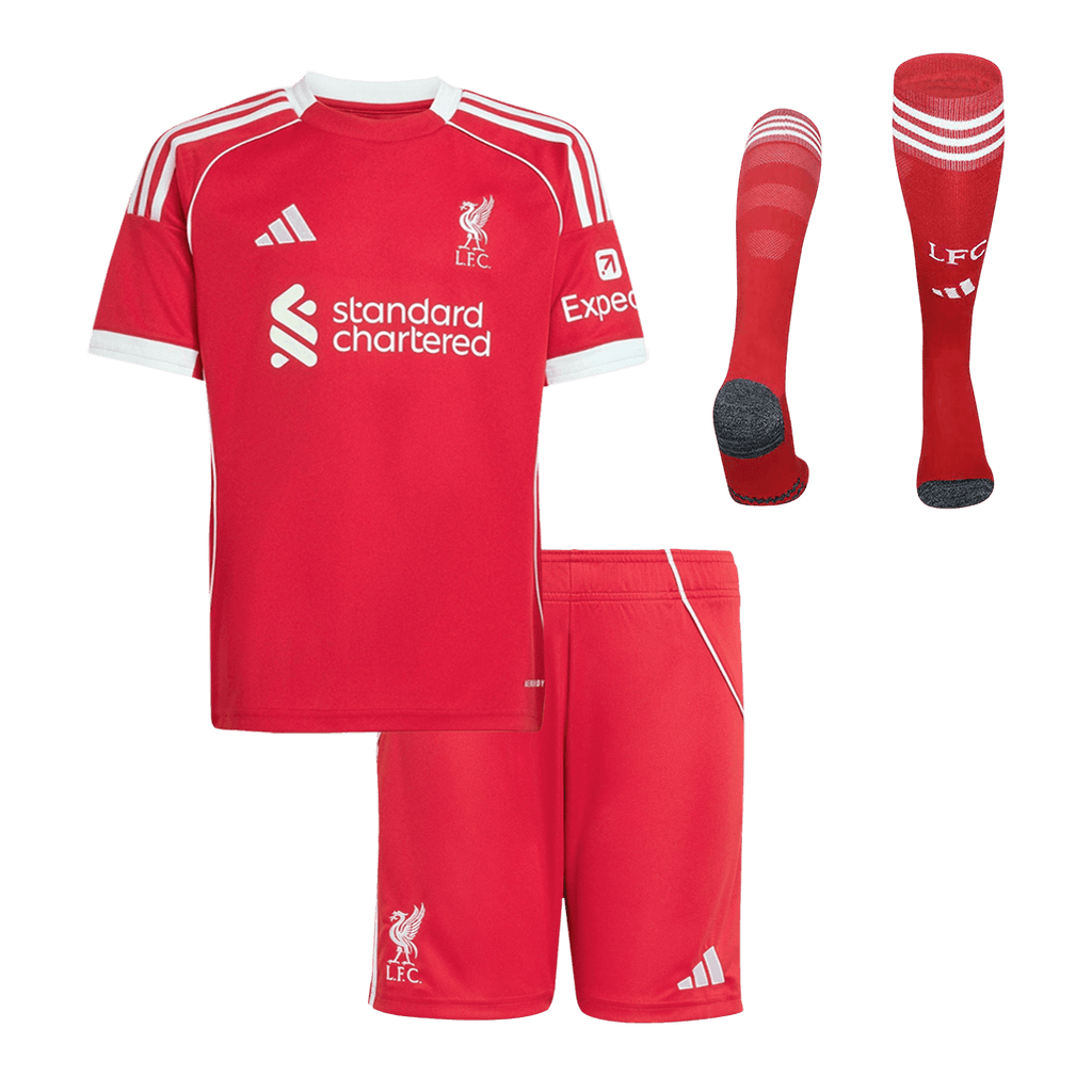 Liverpool Kinder Heimtrikot 3-teilig Set 2025/26